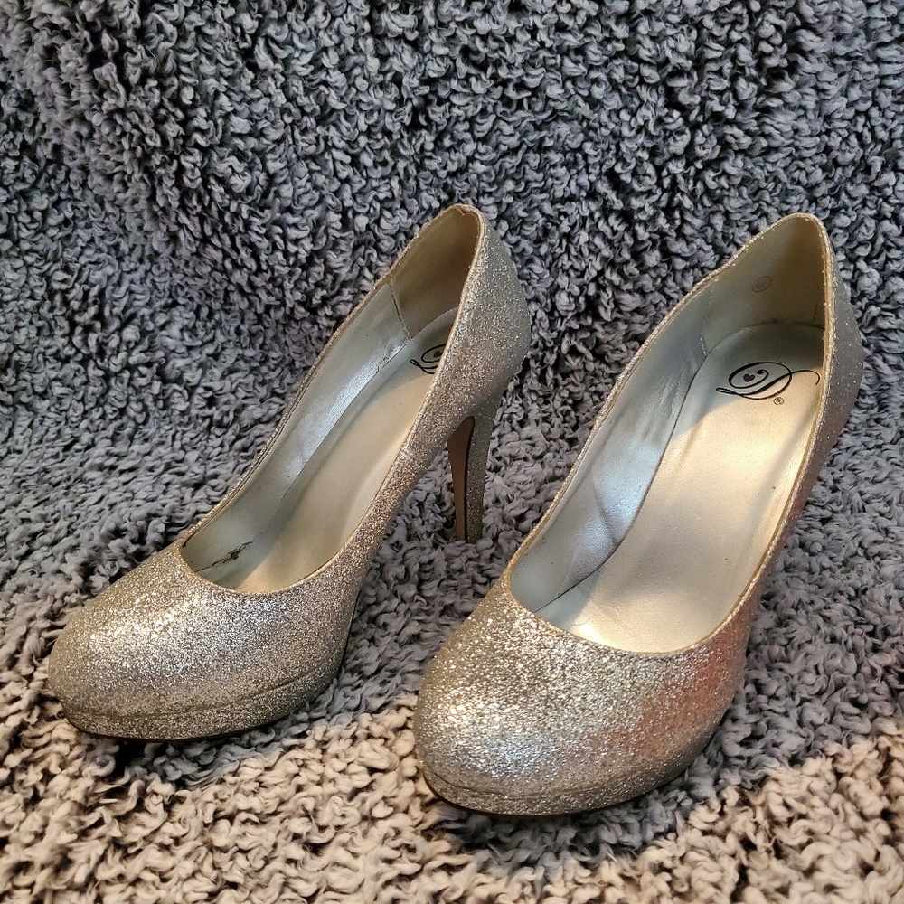 Glitter heels